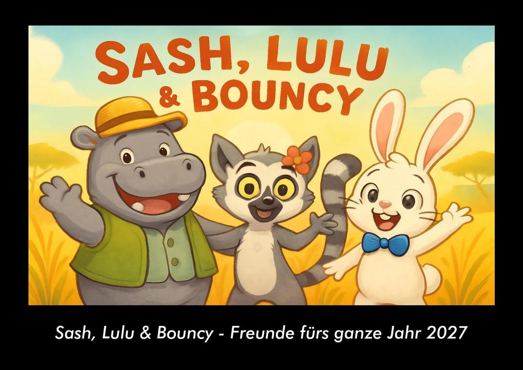 Sash Lulu & Bouncy - Freunde fürs ganze Jahr 2027 Fotokalender DIN A3
