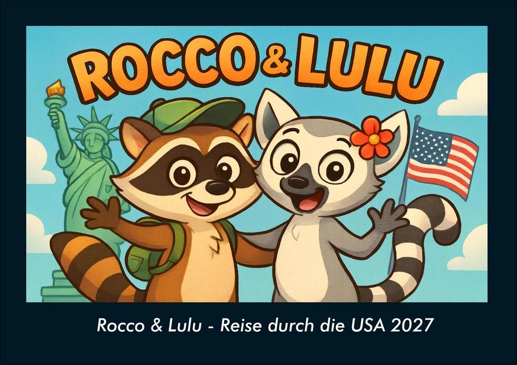 Rocco & Lulu - Reise durch die USA 2027 Fotokalender DIN A4