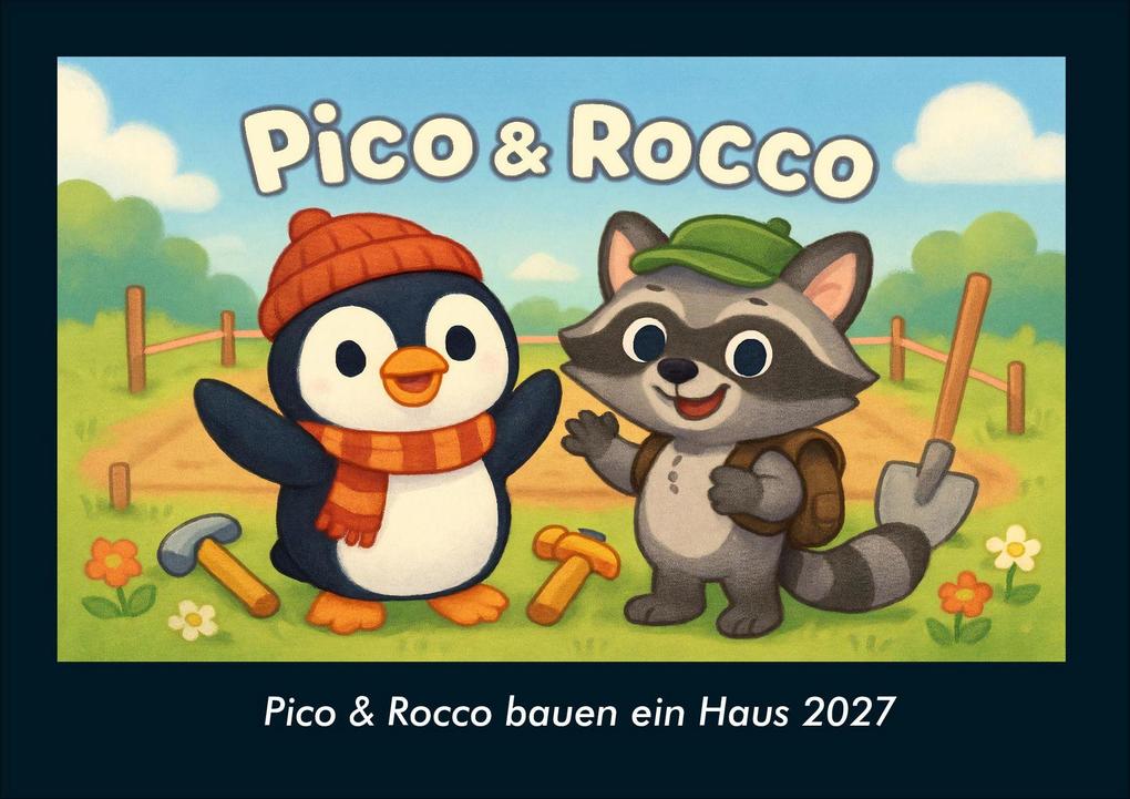 Pico & Rocco bauen ein Haus 2027 Fotokalender DIN A4