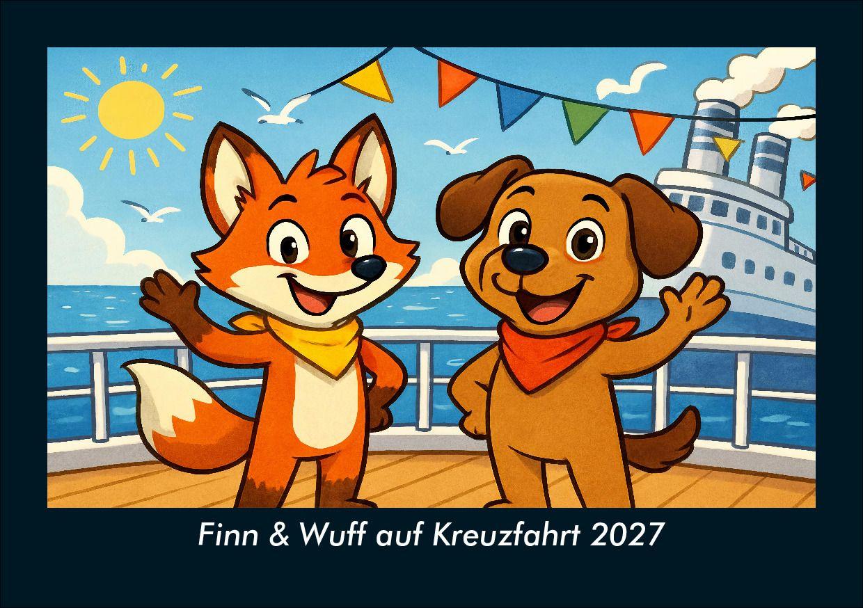 Finn & Wuff auf Kreuzfahrt 2027 Fotokalender DIN A5