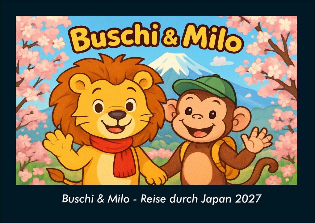 Buschi & Milo - Reise durch Japan 2027 Fotokalender DIN A4