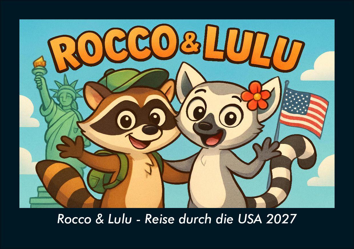 Rocco & Lulu - Reise durch die USA 2027 Fotokalender DIN A5