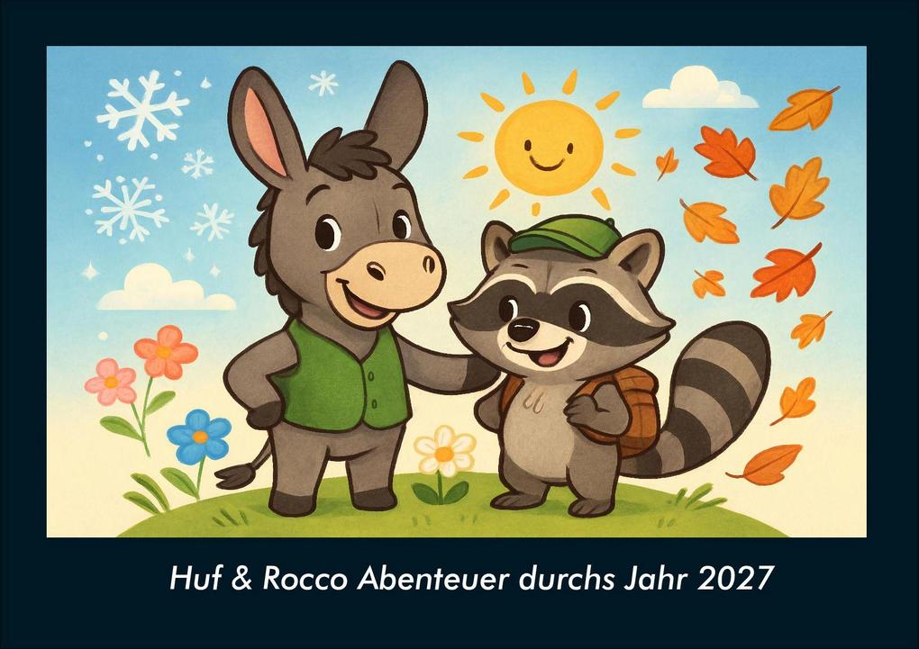 Huf & Rocco Abenteuer durchs Jahr 2027 Fotokalender DIN A4