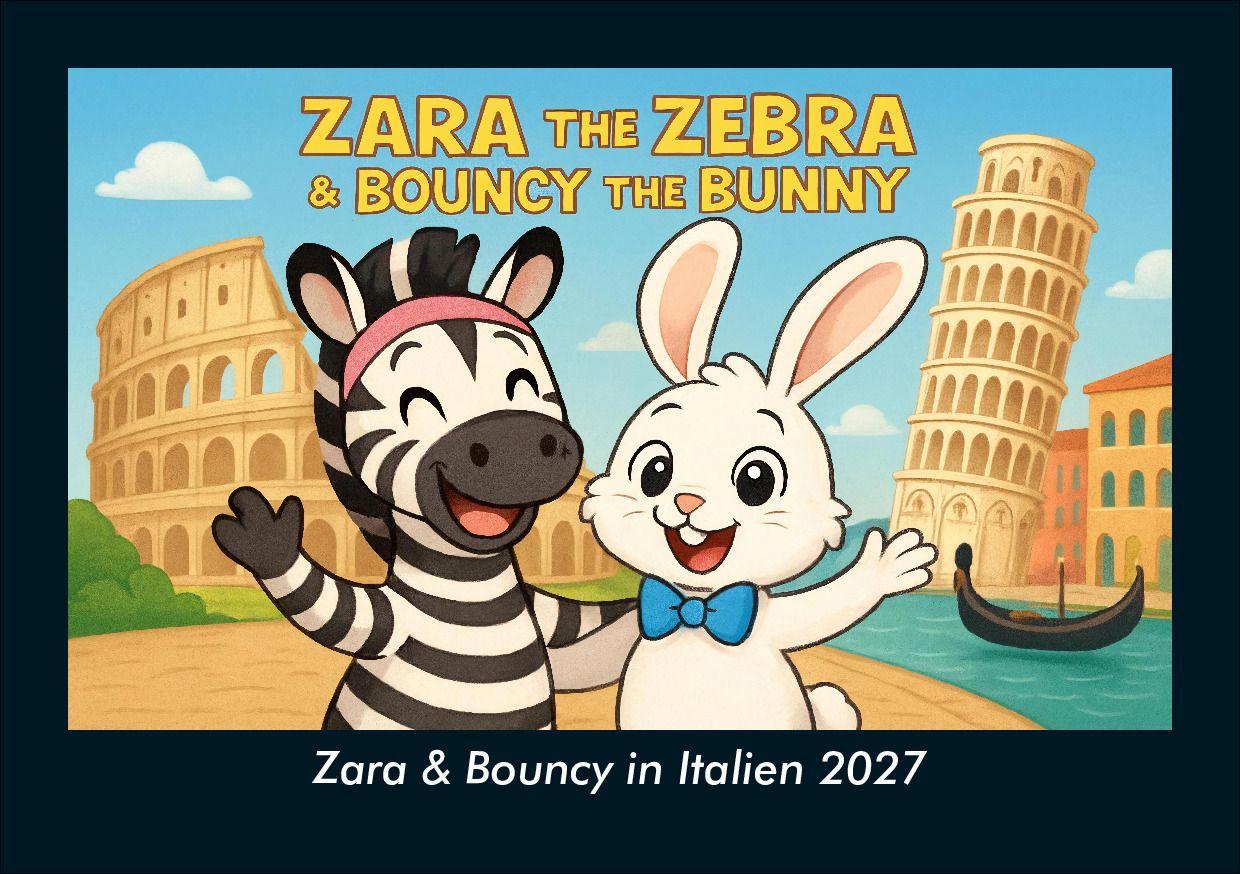 Zara & Bouncy in Italien 2027 Fotokalender DIN A5