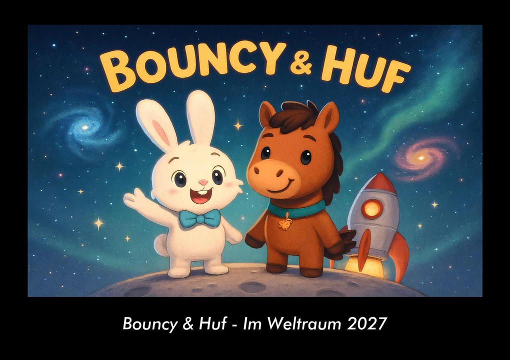 Bouncy & Huf - Im Weltraum 2027 Fotokalender DIN A3