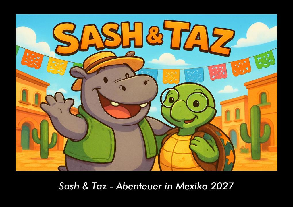 Sash & Taz - Abenteuer in Mexiko 2027 Fotokalender DIN A3
