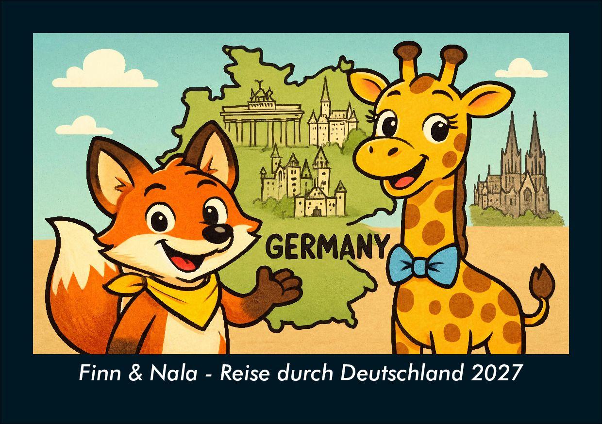 Finn & Nala - Reise durch Deutschland 2027 Fotokalender DIN A5