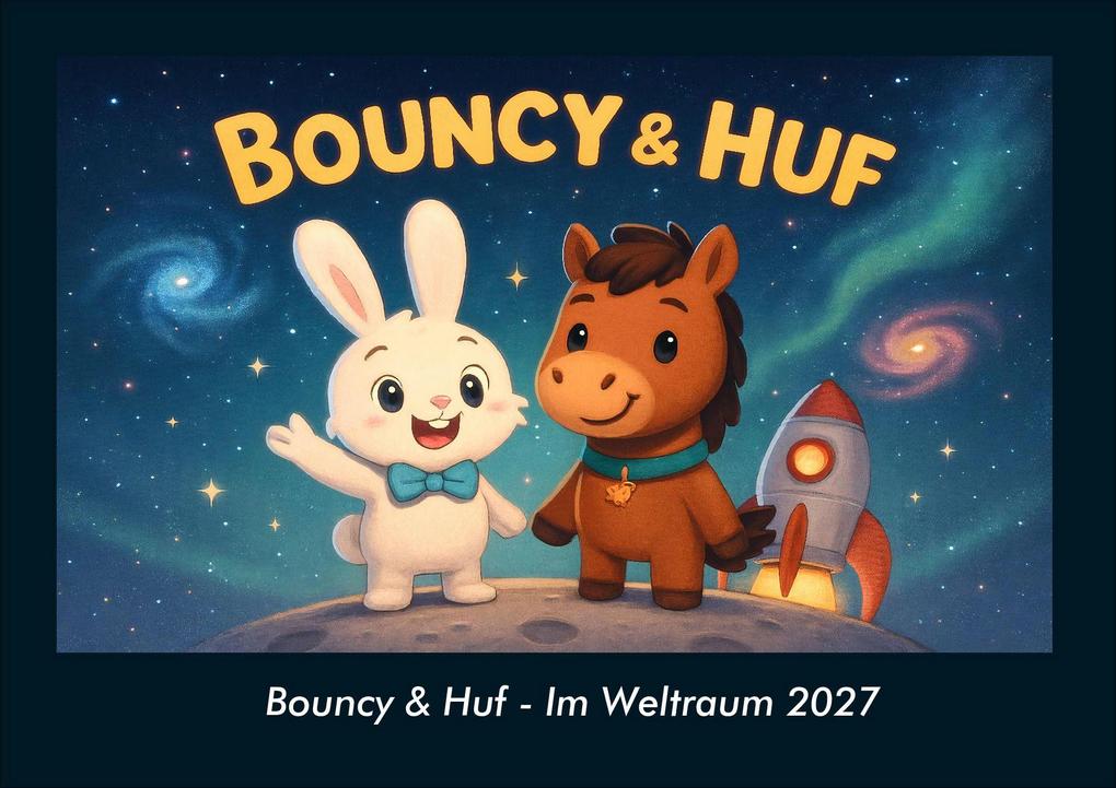 Bouncy & Huf - Im Weltraum 2027 Fotokalender DIN A4