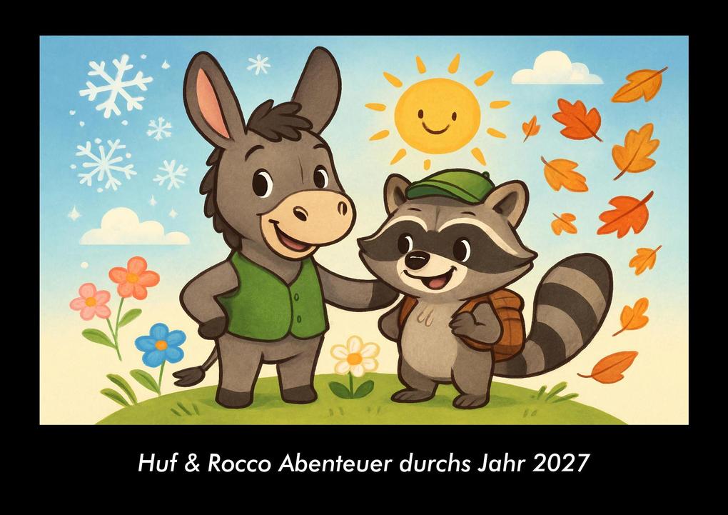 Huf & Rocco Abenteuer durchs Jahr 2027 Fotokalender DIN A3