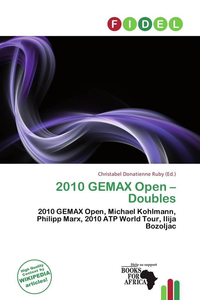 2010 GEMAX Open - Doubles