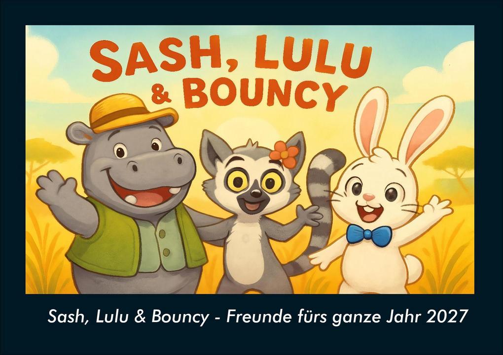 Sash Lulu & Bouncy - Freunde fürs ganze Jahr 2027 Fotokalender DIN A4