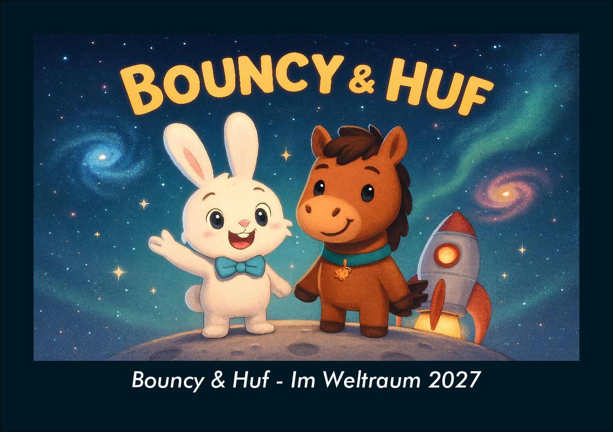 Bouncy & Huf - Im Weltraum 2027 Fotokalender DIN A5