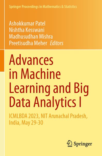 Advances in Machine Learning and Big Data Analytics I