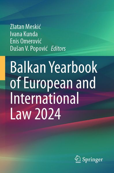 Balkan Yearbook of European and International Law 2024