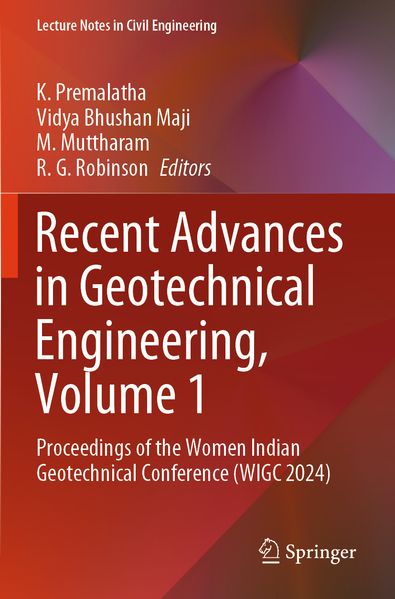 Recent Advances in Geotechnical Engineering Volume 1