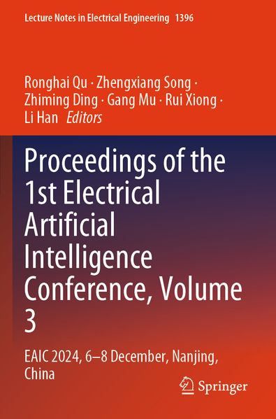 Proceedings of the 1st Electrical Artificial Intelligence Conference Volume 3