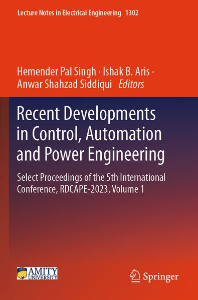 Recent Developments in Control Automation and Power Engineering