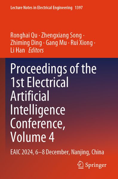 Proceedings of the 1st Electrical Artificial Intelligence Conference Volume 4