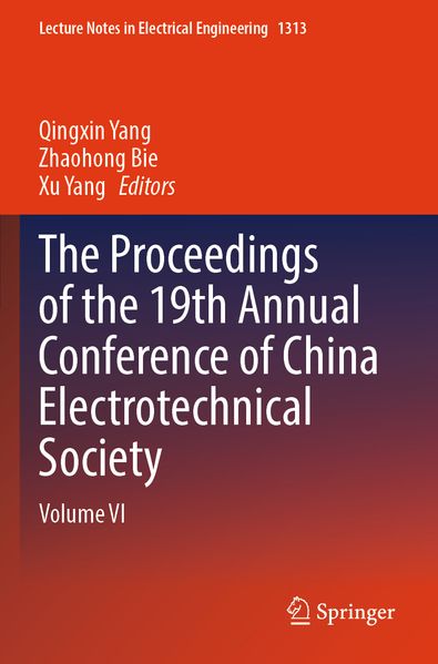 The Proceedings of the 19th Annual Conference of China Electrotechnical Society