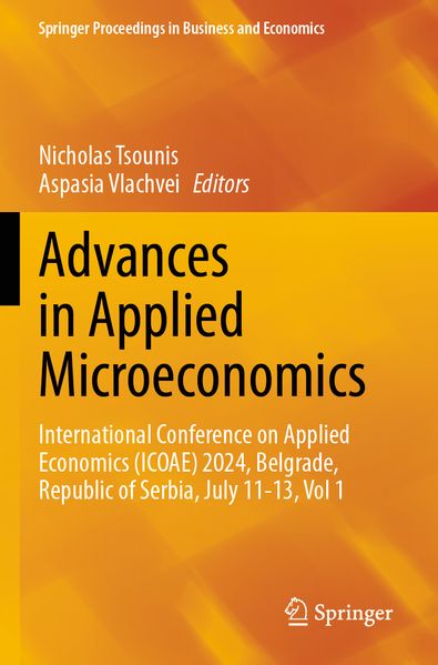 Advances in Applied Microeconomics