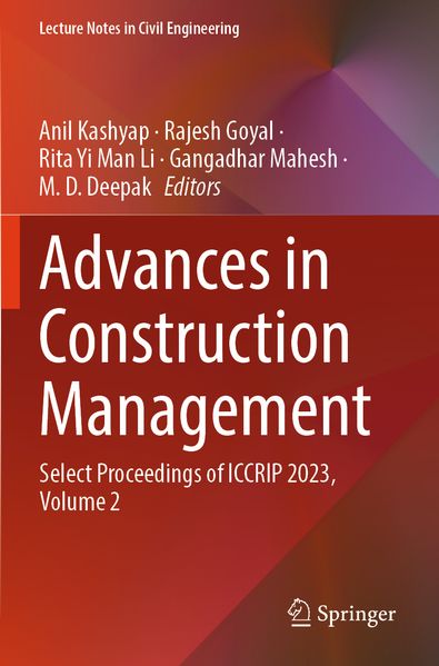 Advances in Construction Management