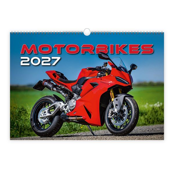 TRÖTSCH - Wandkalender Technikkalender Motorbikes 2027