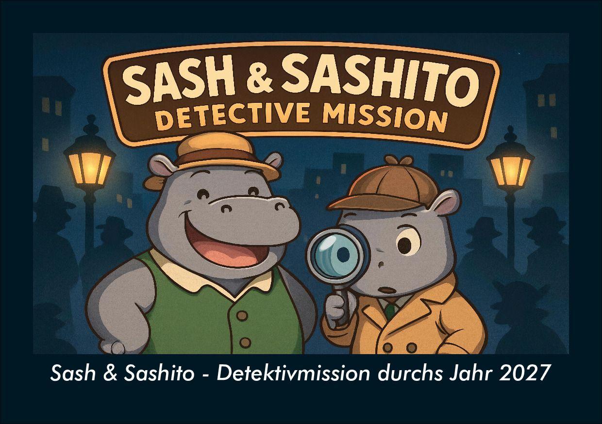 Sash & Sashito - Detektivmission durchs Jahr 2027 Fotokalender DIN A5