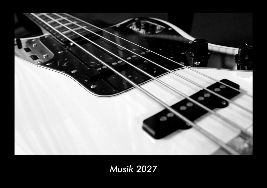Musik 2027 Fotokalender DIN A3