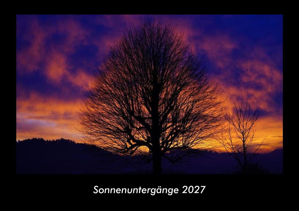 Sonnenuntergänge 2027 Fotokalender DIN A3