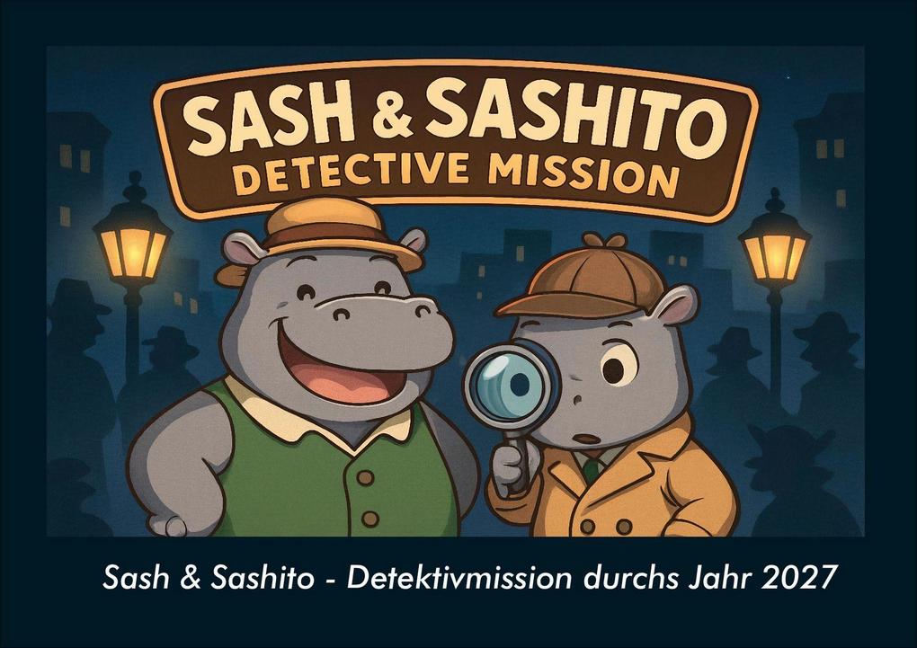 Sash & Sashito - Detektivmission durchs Jahr 2027 Fotokalender DIN A4