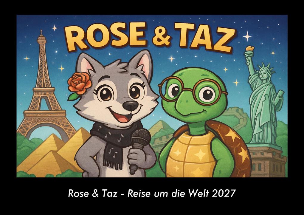 Rose & Taz - Reise um die Welt 2027 Fotokalender DIN A3