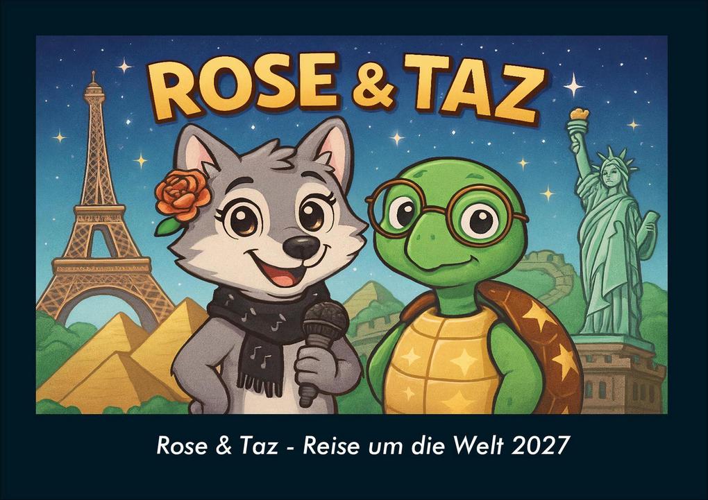 Rose & Taz - Reise um die Welt 2027 Fotokalender DIN A4