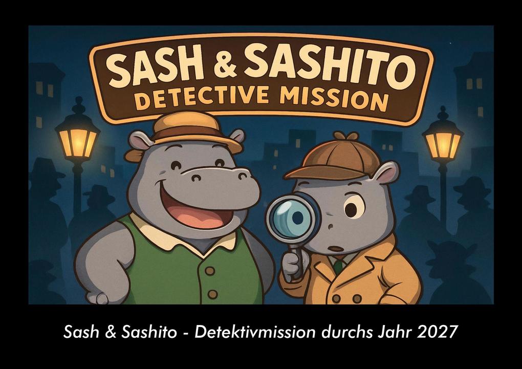 Sash & Sashito - Detektivmission durchs Jahr 2027 Fotokalender DIN A3