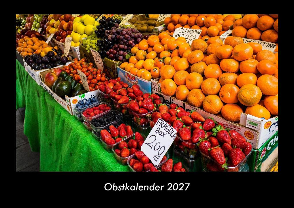 Obstkalender 2027 Fotokalender DIN A3
