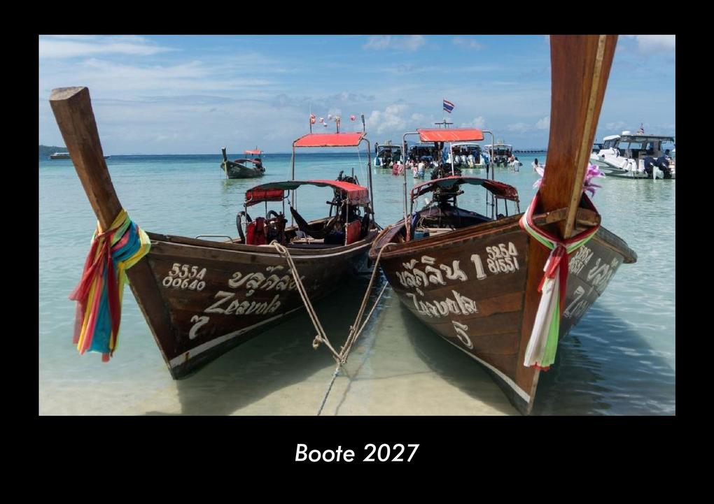 Boote 2027 Fotokalender DIN A3