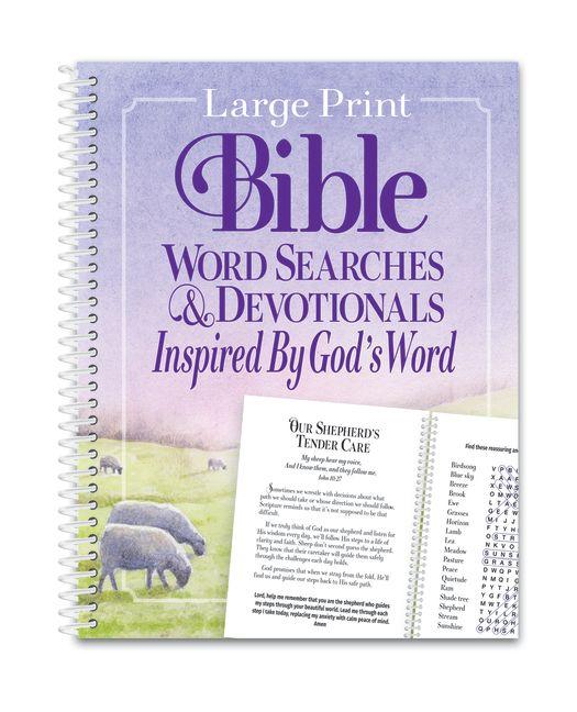 Large Print Bible Word Searches & Devotionals Inspired by God's Word