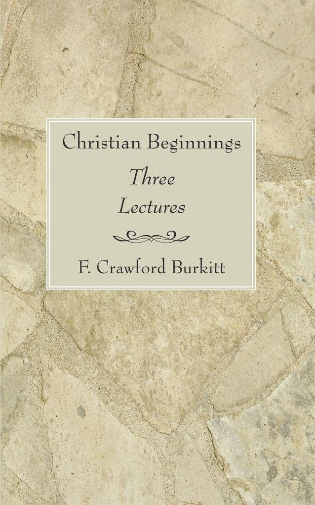 Christian Beginnings