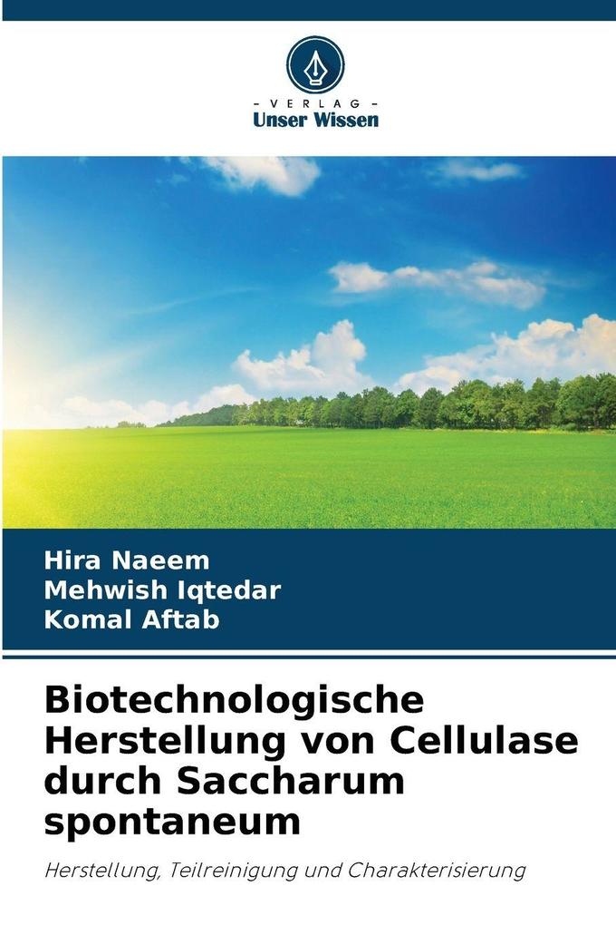 Biotechnologische Herstellung von Cellulase durch Saccharum spontaneum