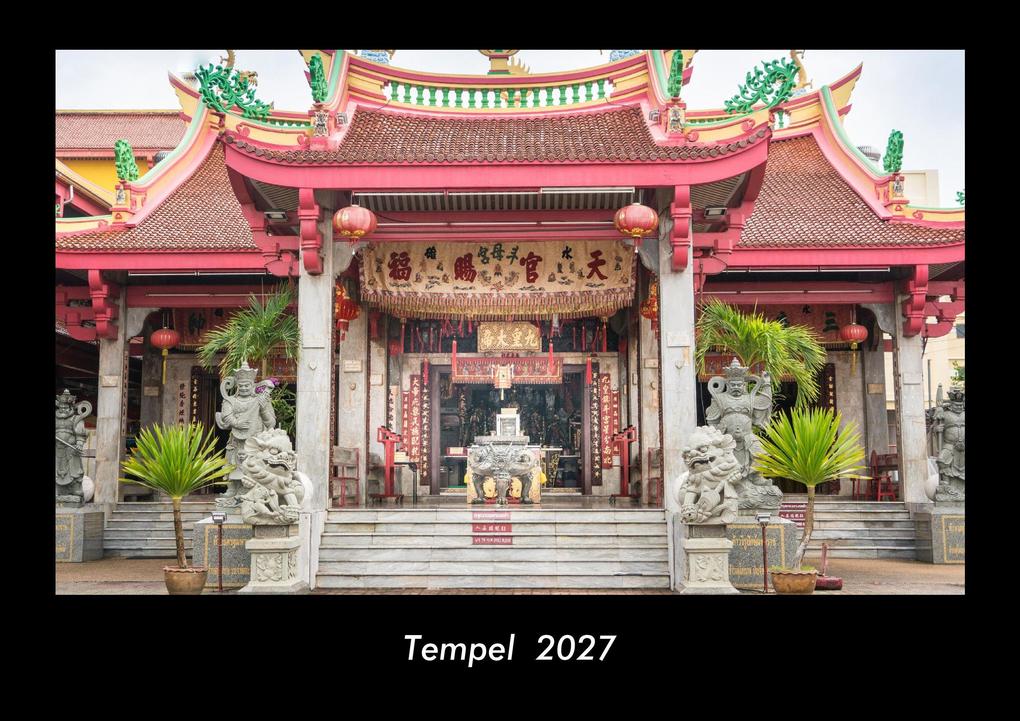 Tempel 2027 Fotokalender DIN A3