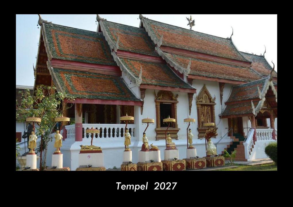 Tempel 2027 Fotokalender DIN A3