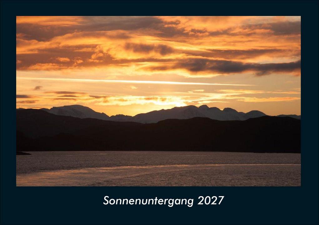 Sonnenuntergang 2027 Fotokalender DIN A4