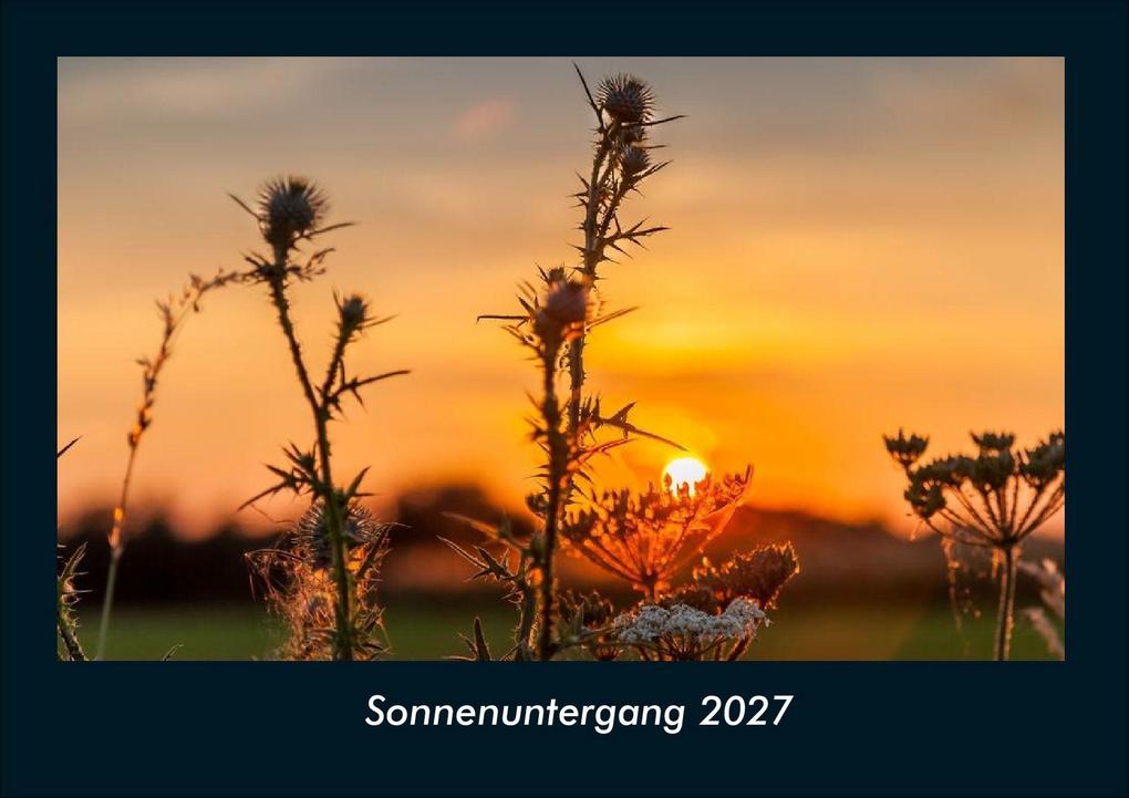 Sonnenuntergang 2027 Fotokalender DIN A4