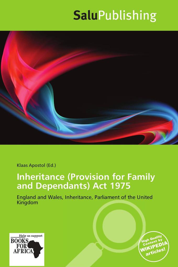 Inheritance (Provision for Family and Dependants) Act 1975
