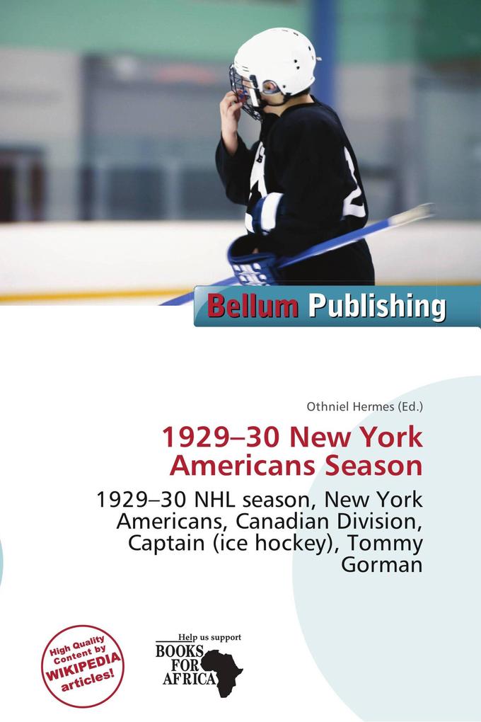 1929-30 New York Americans Season