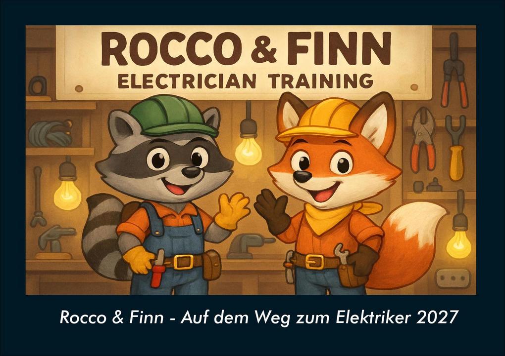 Rocco & Finn - Auf dem Weg zum Elektriker 2027 Fotokalender DIN A4