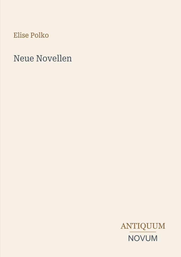 Neue Novellen