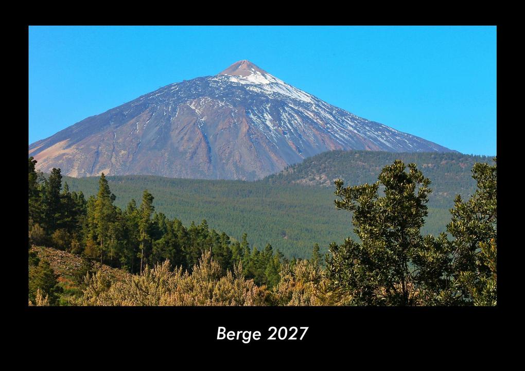 Berge 2027 Fotokalender DIN A3