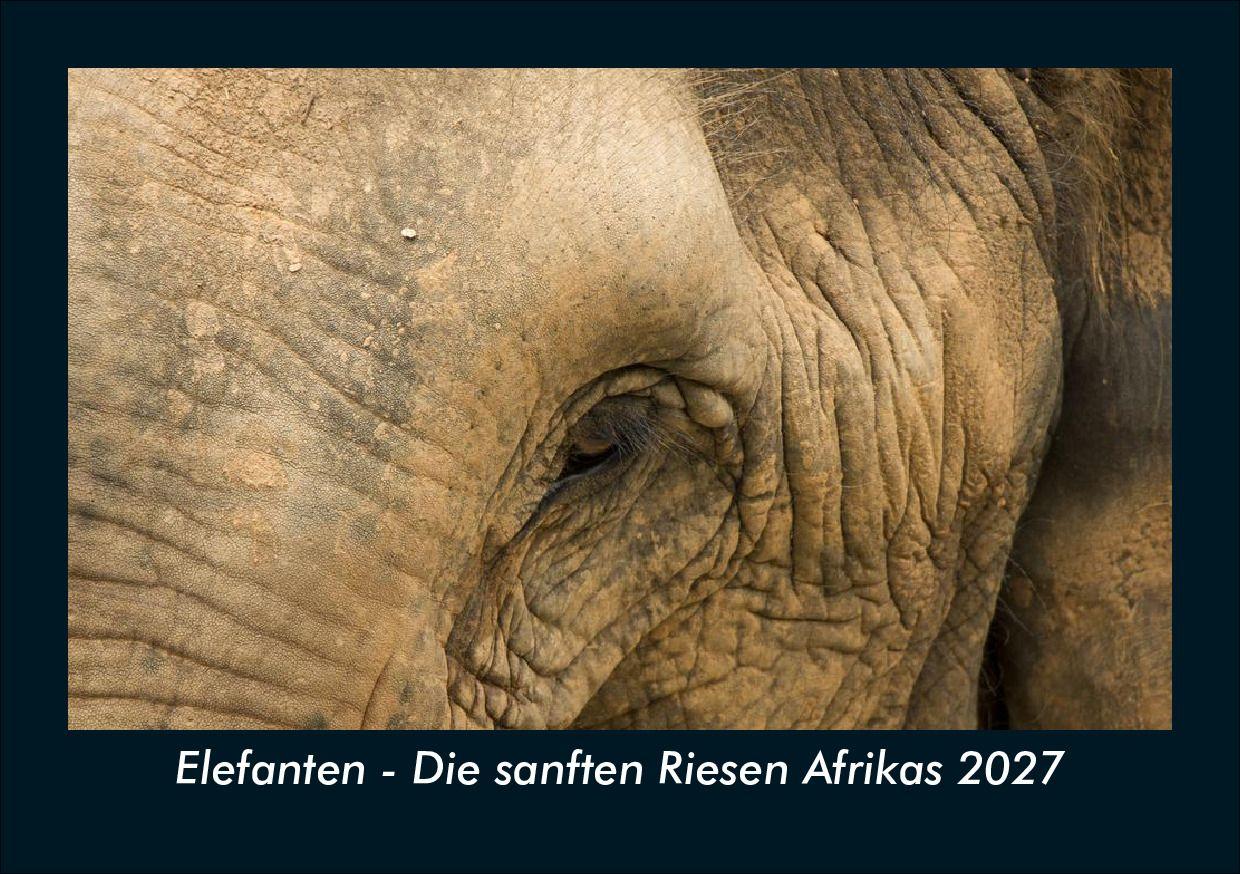 Elefanten - Die sanften Riesen Afrikas 2027 Fotokalender DIN A5