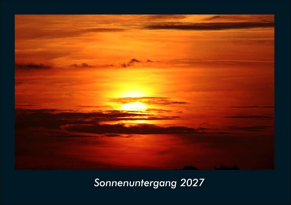 Sonnenuntergang 2027 Fotokalender DIN A4