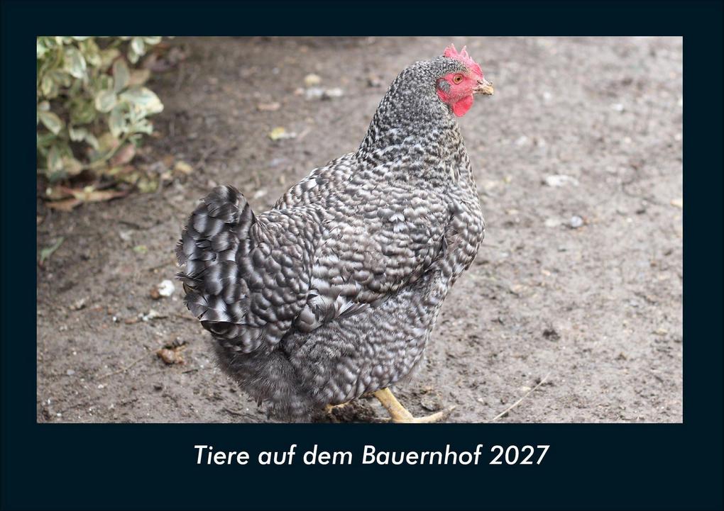 Tiere auf dem Bauernhof 2027 Fotokalender DIN A4